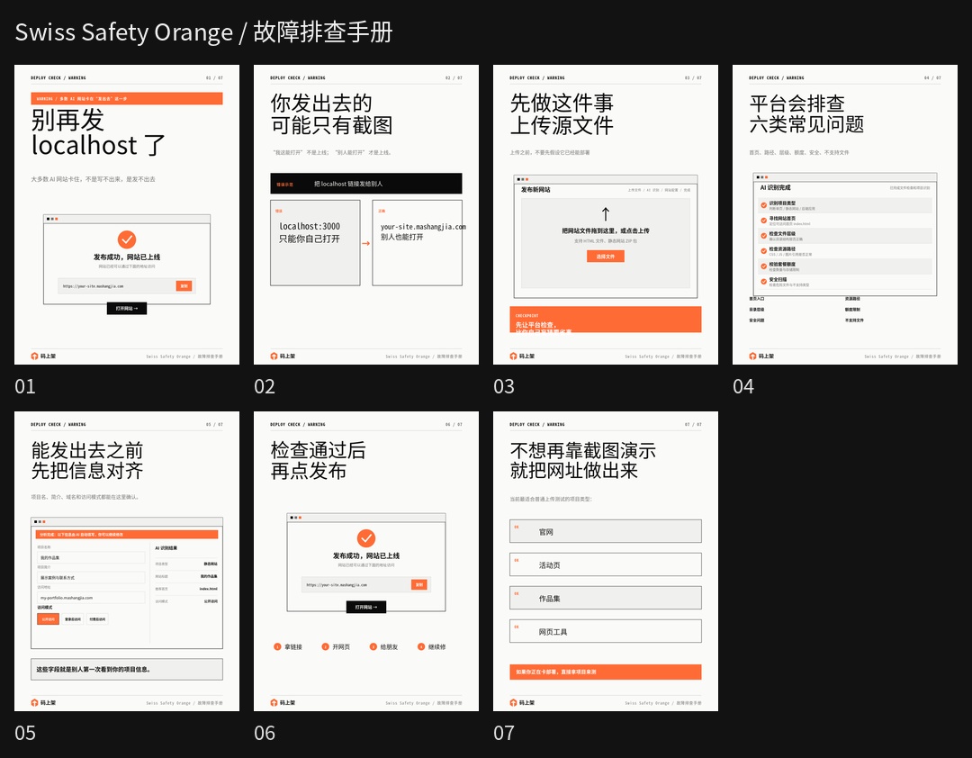 Swiss Safety Orange 样式总览