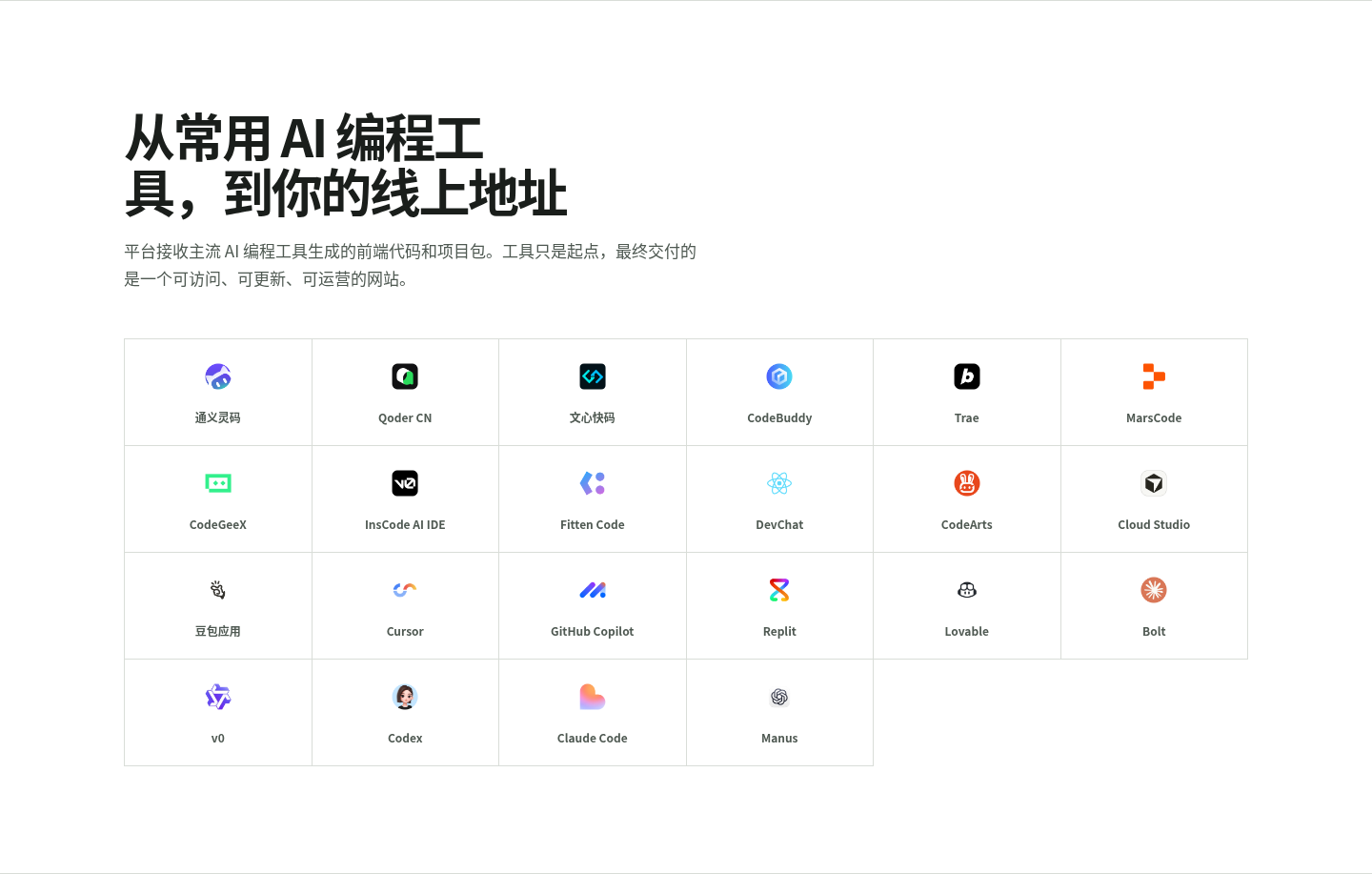 改动前的静态工具网格